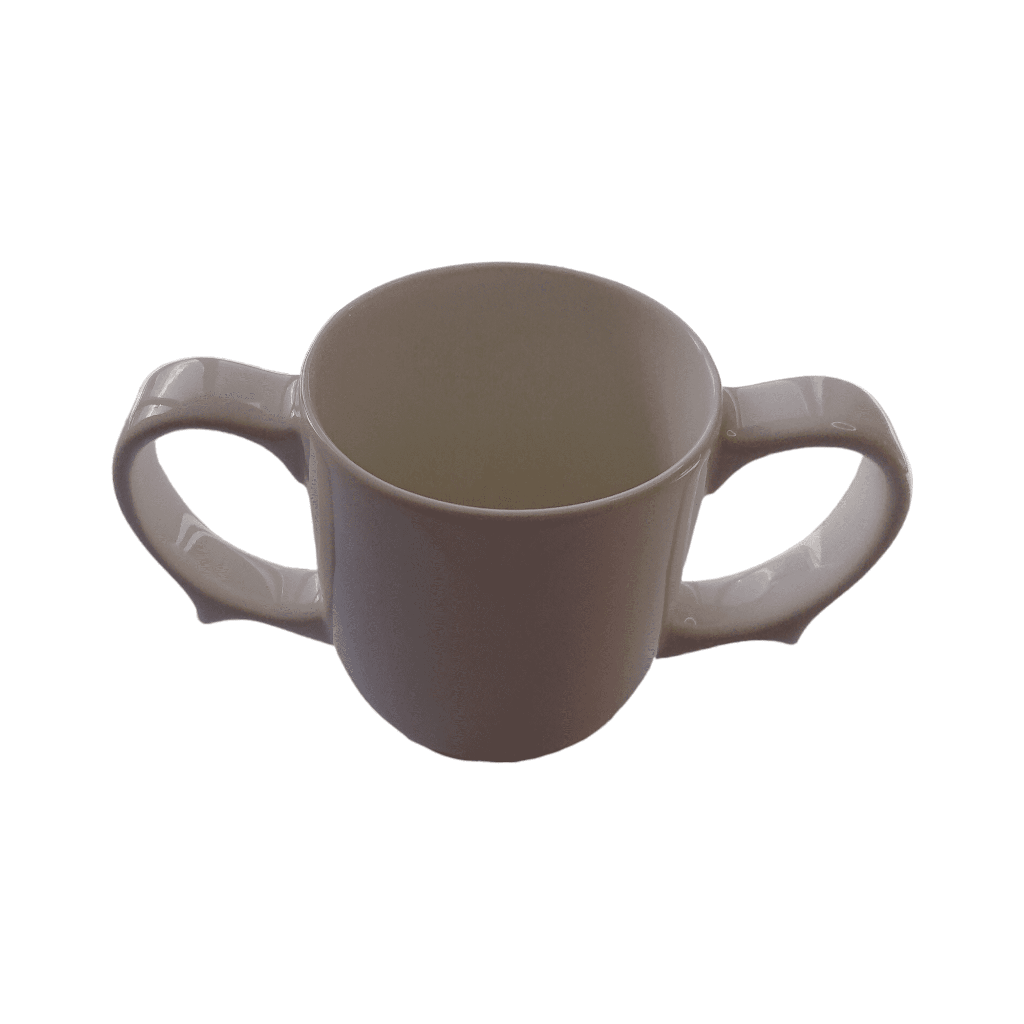two handles white mug from Dignity By Wade