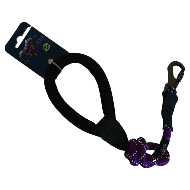 Comfort purple rope dog leash or lead