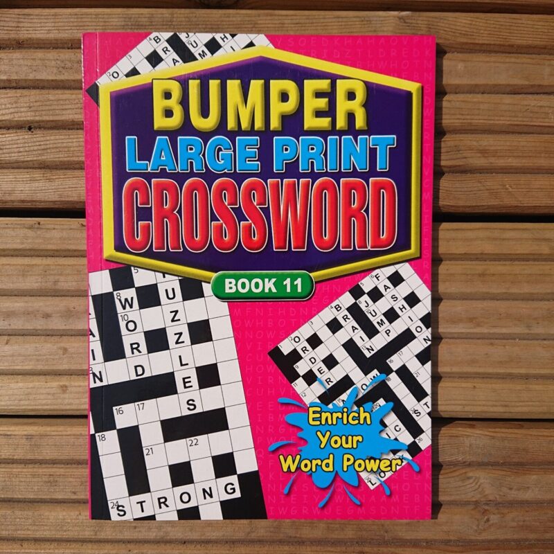 large print crossword puzzle book