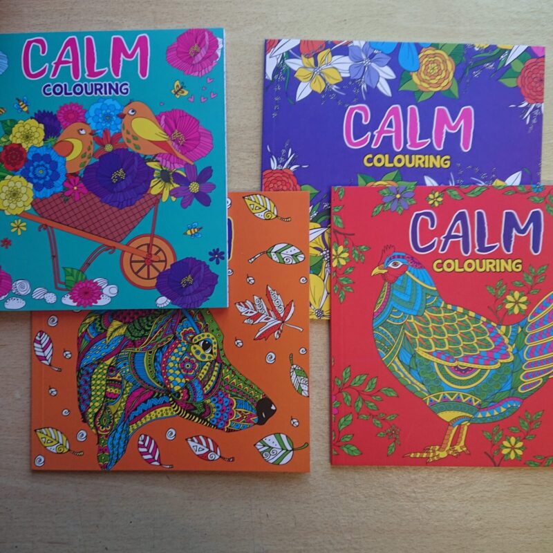These is more than one book available in the calm colouring book series